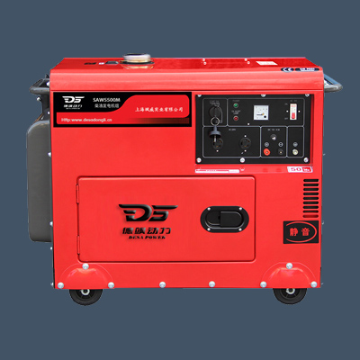 5KW portable diesel generator with wheels