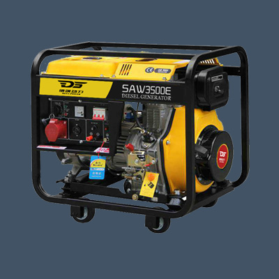 Portable open frame 3KW air-cooled italy diesel generator