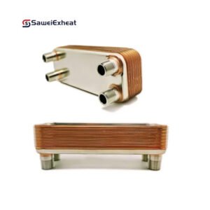 High Heat Exchanging Coefficient Brazed Heat Exchangers