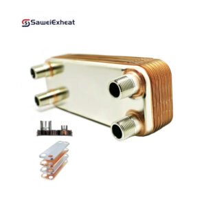 Titanium-titanium 300kw Brazed Plate Heat Exchanger