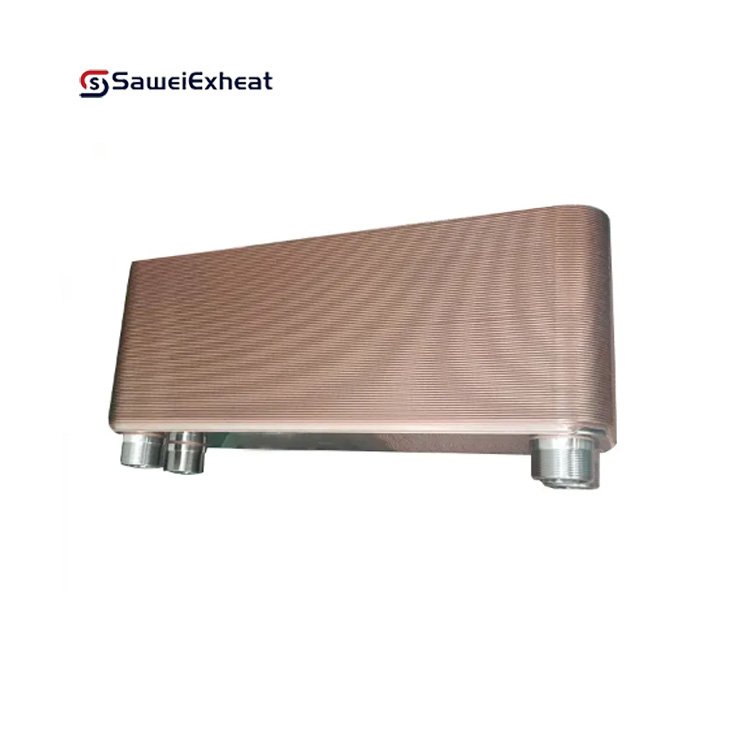 Titanium-titanium 300kw Brazed Plate Heat Exchanger